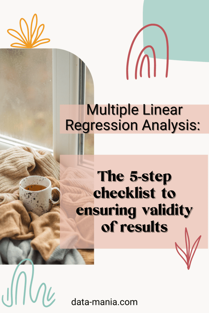 Checklist for multiple linear regression