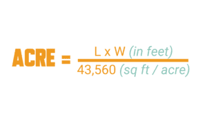Acre formula - an example of calculated metric