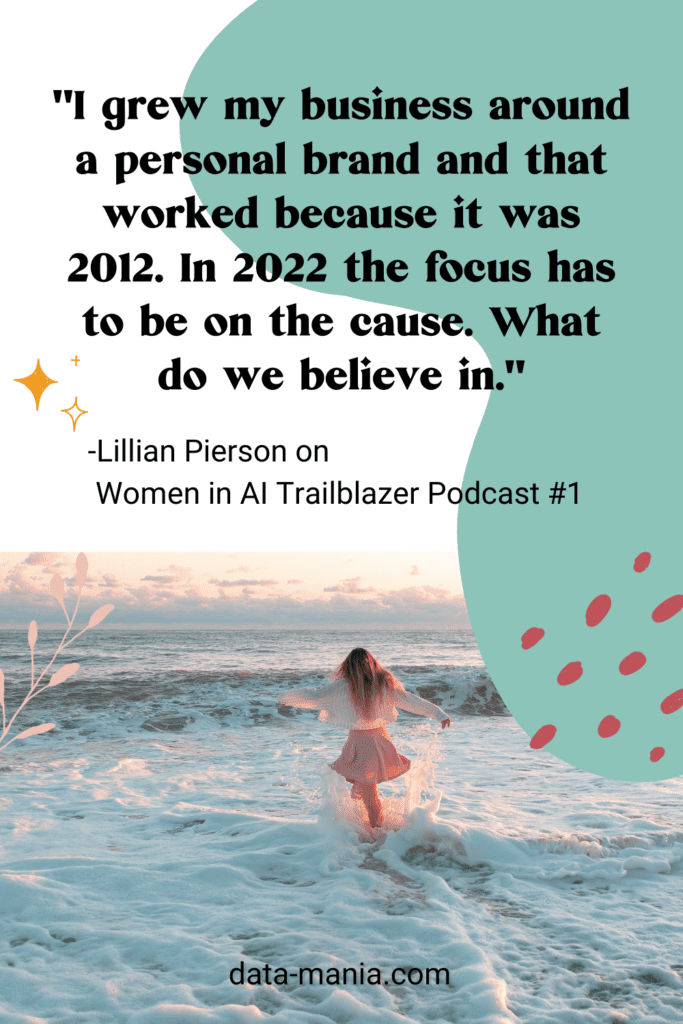 Lillian shares her experience as one of the women in AI