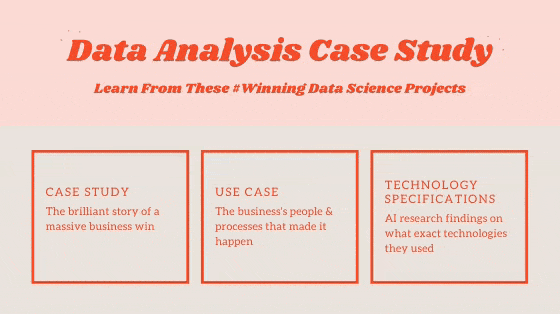 presentation of data in case study